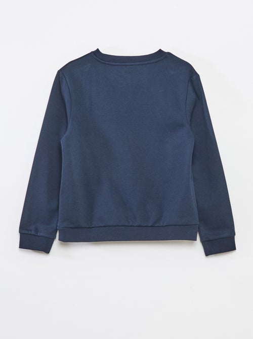 Sudadera de felpa perchada lisa - Kiabi