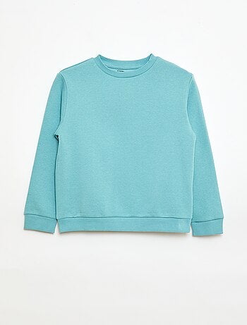 Sudadera de felpa perchada lisa