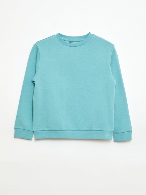 Sudadera de felpa perchada lisa - Kiabi