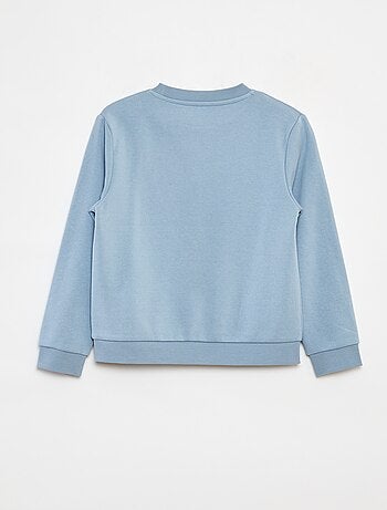 Sudadera de felpa perchada lisa