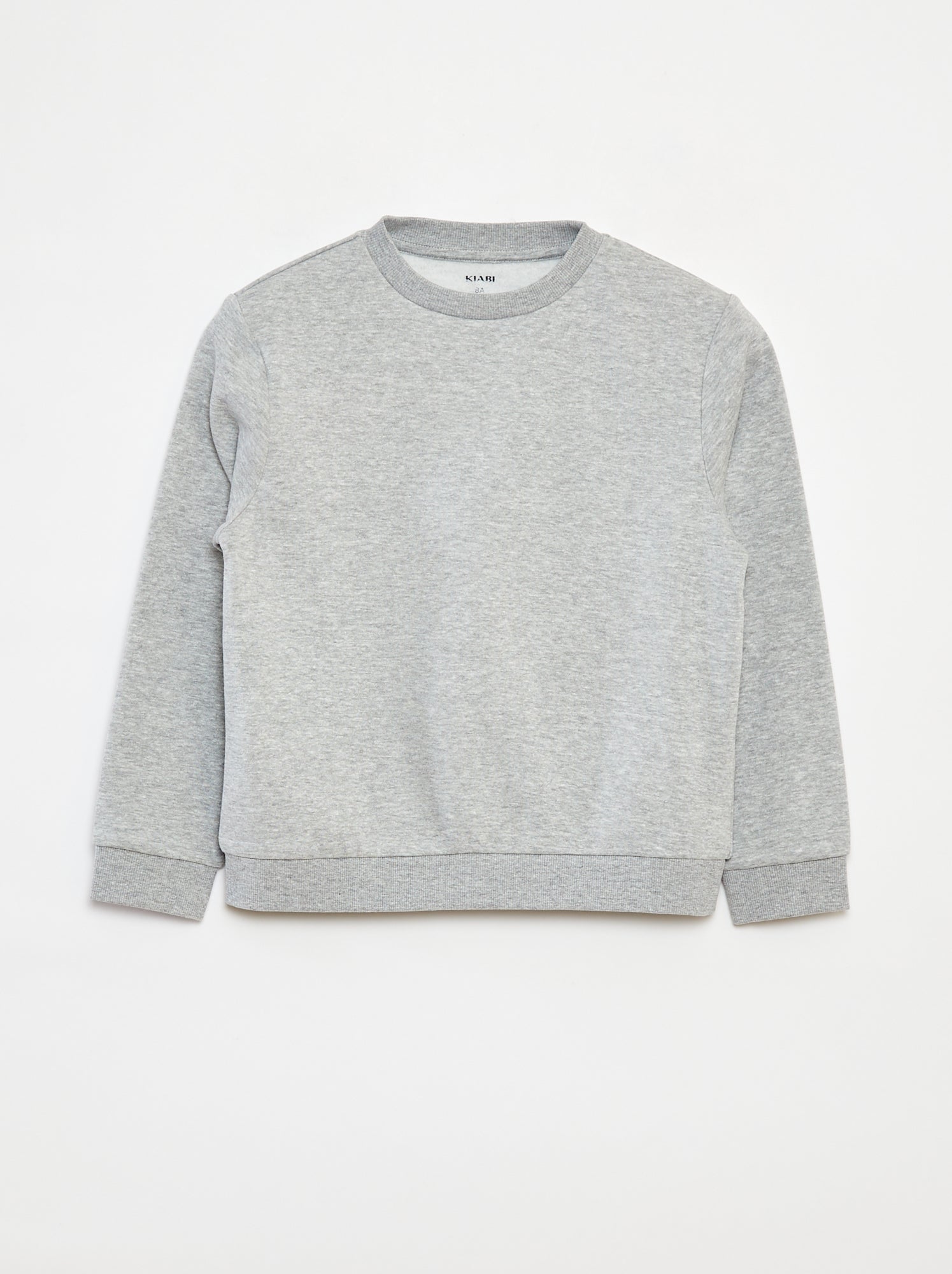 Sudadera de felpa perchada lisa