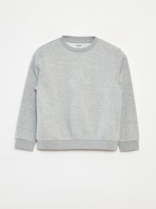 Sudadera de felpa perchada lisa - Kiabi