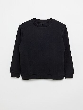 Sudadera de felpa perchada lisa