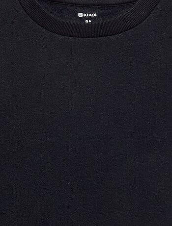 Sudadera de felpa perchada lisa