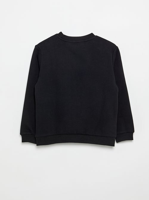 Sudadera de felpa perchada lisa - Kiabi