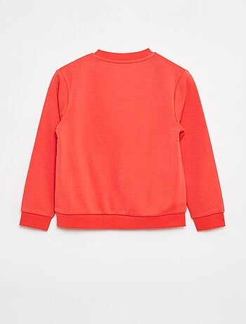 Sudadera de felpa perchada lisa