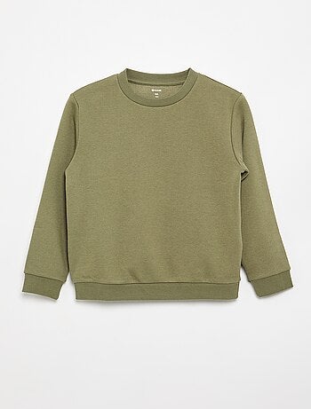 Sudadera de felpa perchada lisa