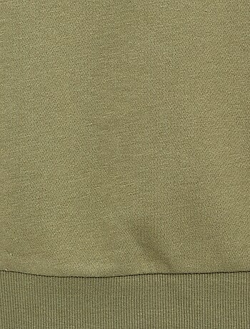 Sudadera de felpa perchada lisa