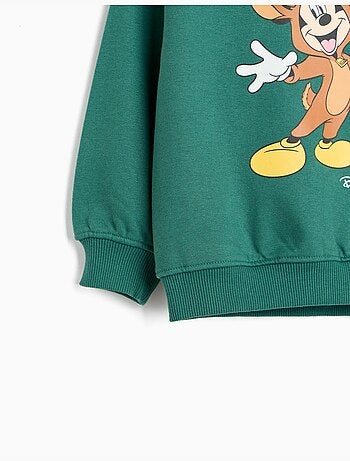 Sudadera de felpa perchada « mickey » © disney, mo fashion