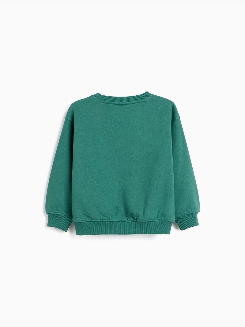 Sudadera de felpa perchada « mickey » © disney, mo fashion Verde - Kiabi