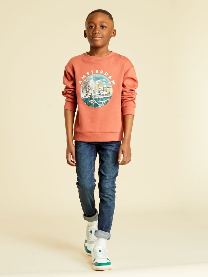 Gorras Hombre Avante Sudadera Cuello Redondo Manga Larga Para