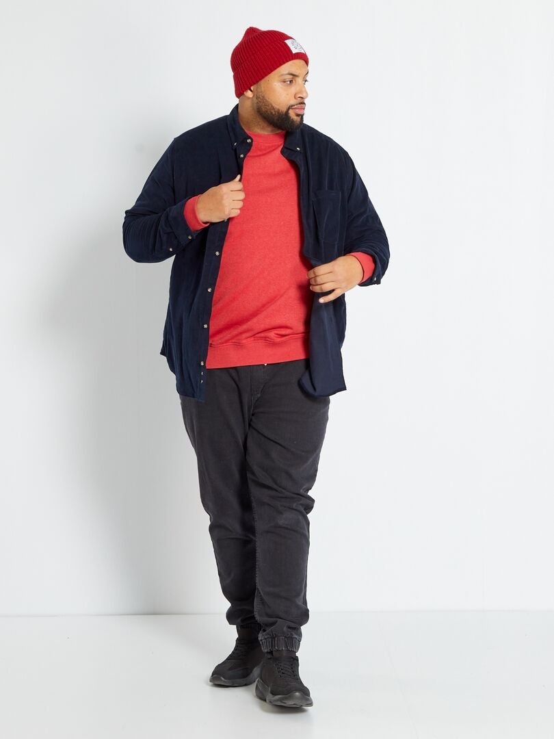 Sudadera de felpa ROJO - Kiabi