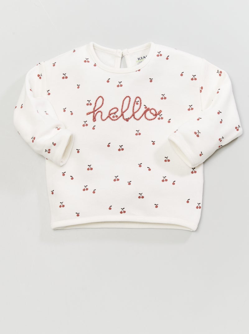 Sudadera de felpa ROSA - Kiabi