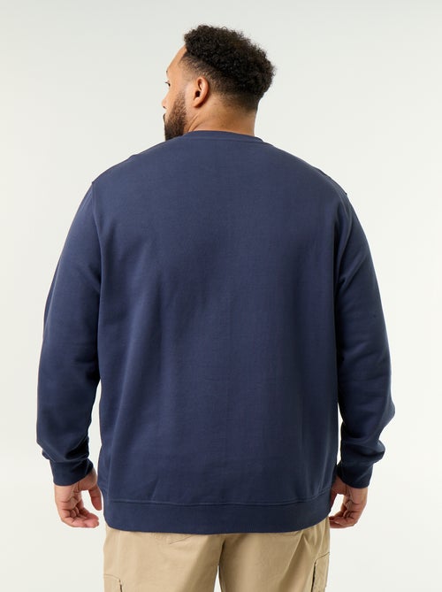 Sudadera de felpa sin perchar con estampado - Kiabi