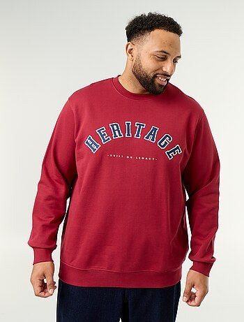 Sudadera de felpa sin perchar con estampado