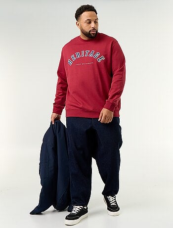Sudadera de felpa sin perchar con estampado
