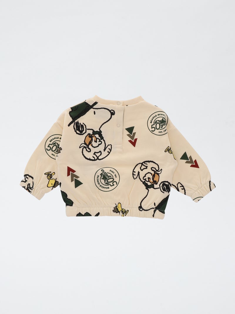 Sudadera de felpa 'Snoopy' Gris - Kiabi