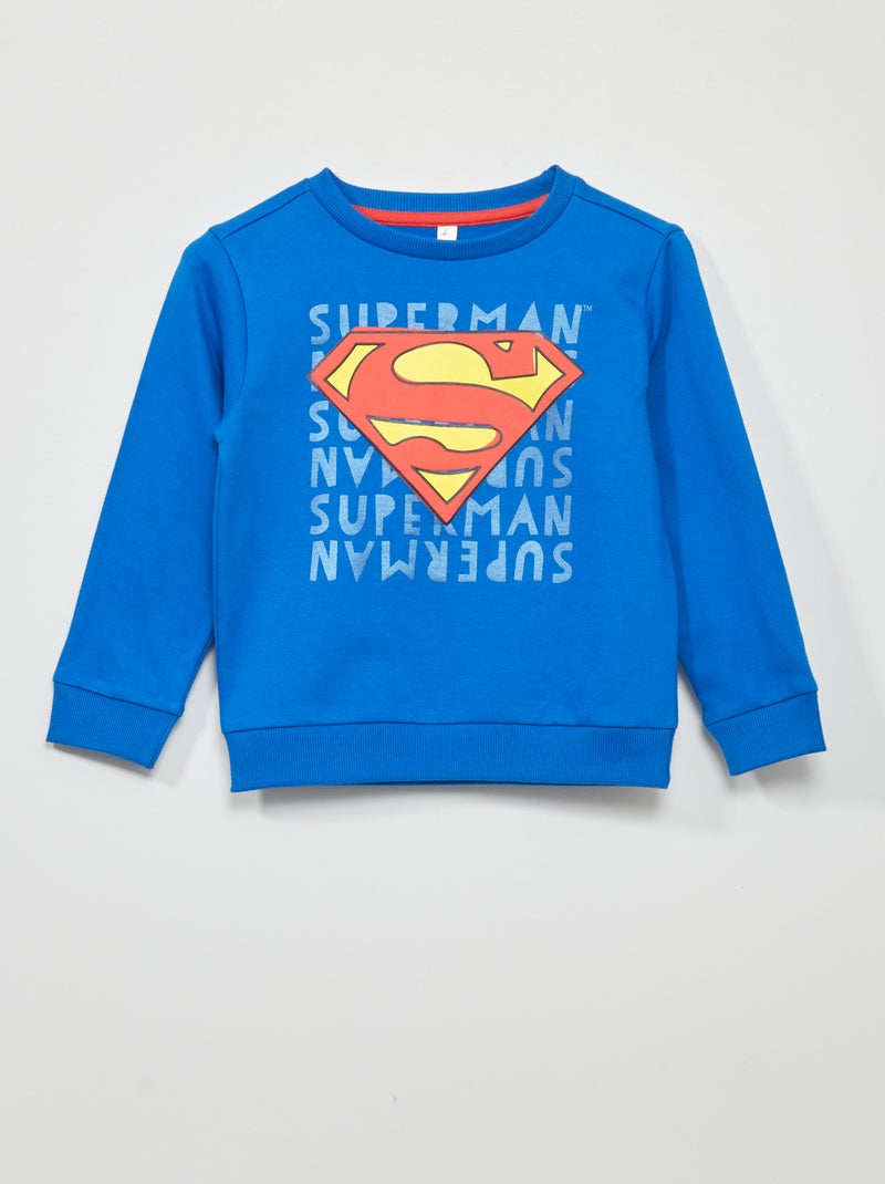 Sudadera de felpa 'Superman' 'DC Comics' AZUL - Kiabi