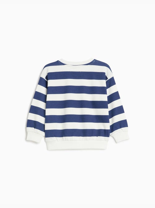 Sudadera de felpuenta de rayas, mo fashion - Kiabi