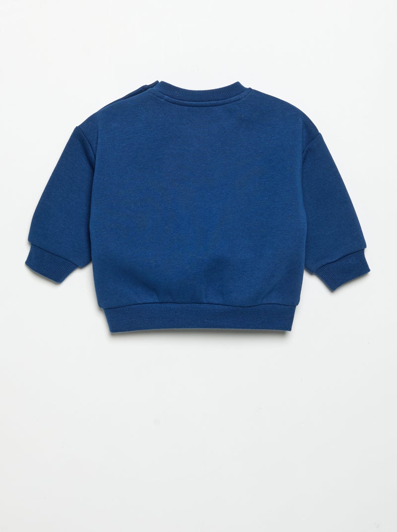 Sudadera de forro polar Azul - Kiabi