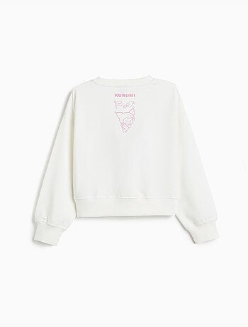 Sudadera de forro polar 'kuromi', mo fashion