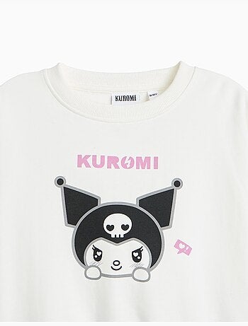 Sudadera de forro polar 'kuromi', mo fashion