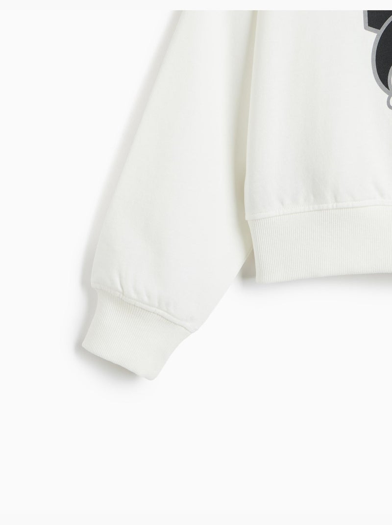 Sudadera de forro polar 'kuromi', mo fashion Blanco - Kiabi