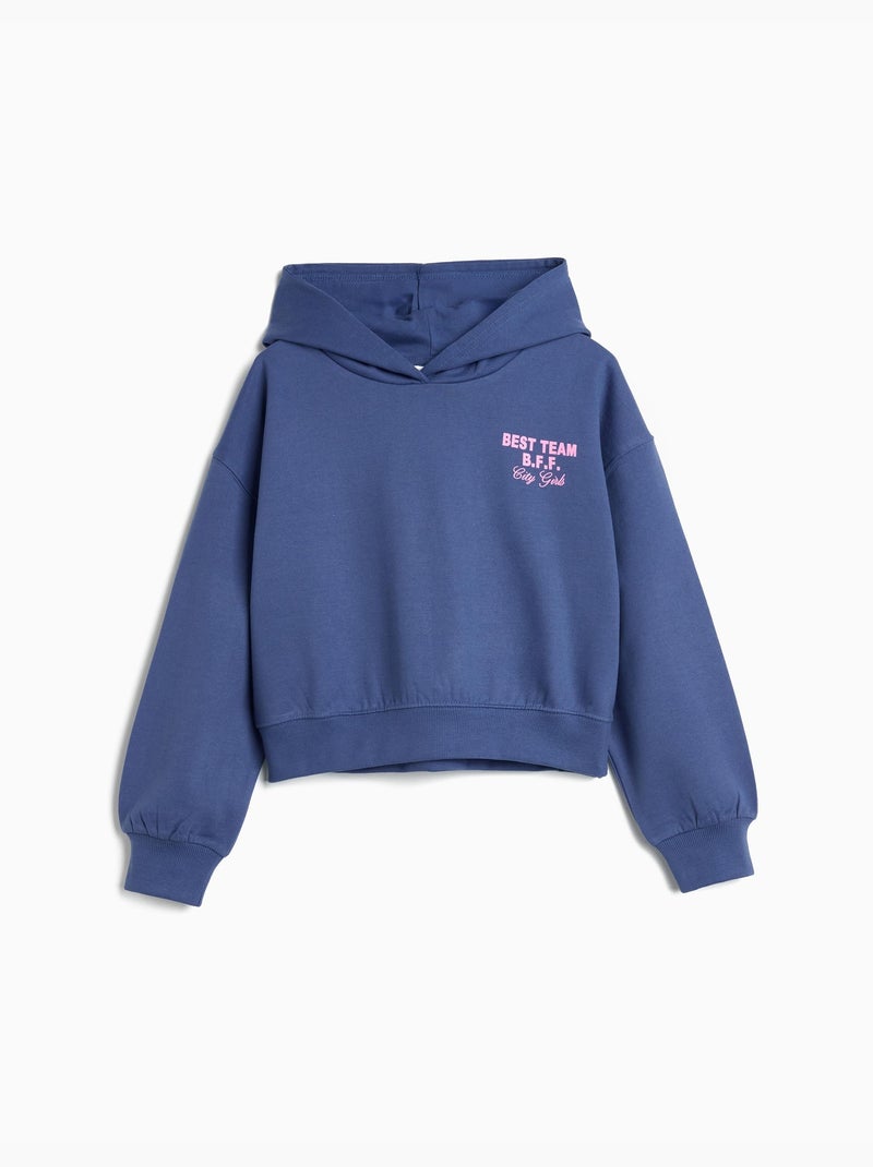Sudadera de forro polar, MO Fashion Azul - Kiabi