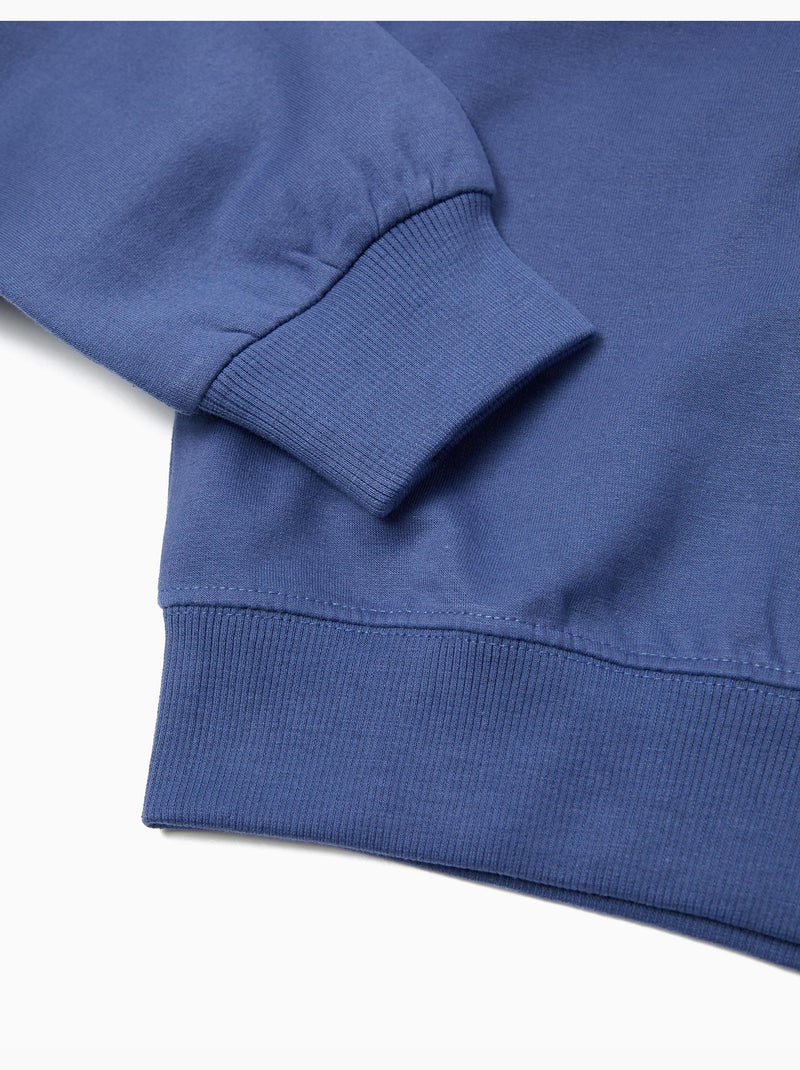 Sudadera de forro polar, MO Fashion Azul - Kiabi