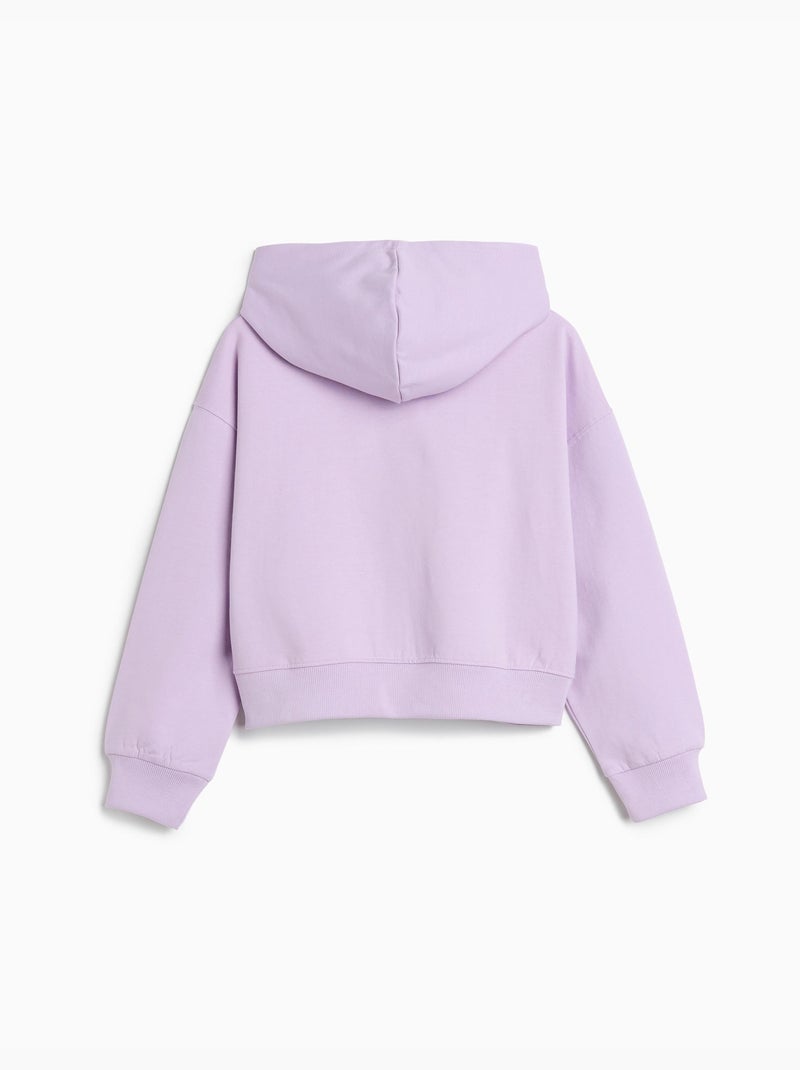 Sudadera de forro polar, MO Fashion Violeta - Kiabi