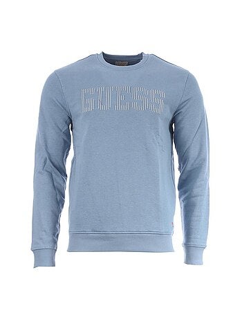 Sudadera Guess de Hombre con Cuello Redondo de Forro Polar