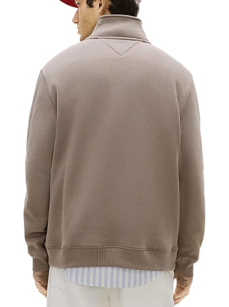 Sudadera de forro polar para hombre tommy hilfiger Gris plateado - Kiabi