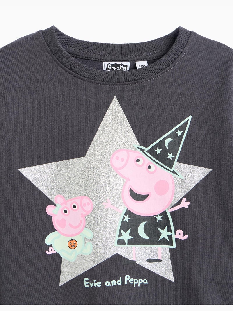 Sudadera de forro polar 'peppa pig', mo fashion Gris - Kiabi