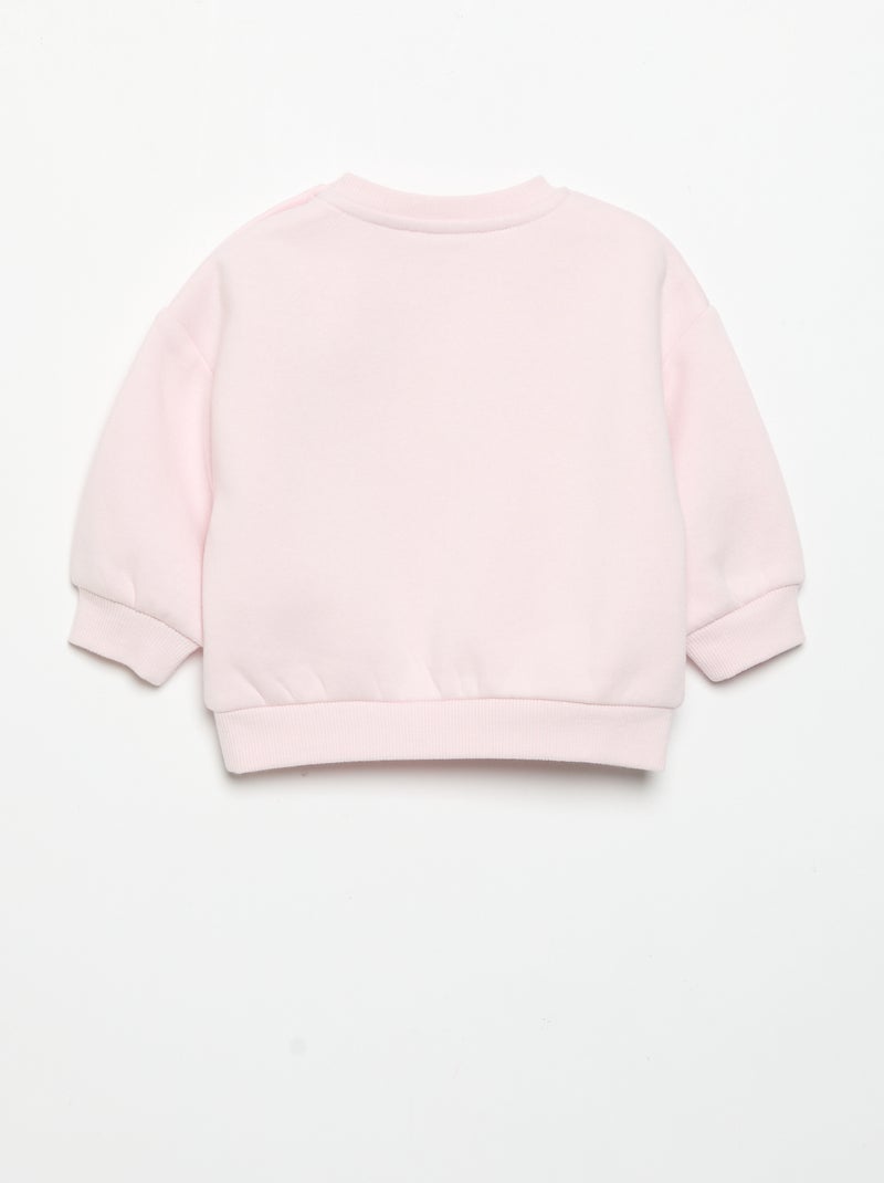 Sudadera de forro polar Rosa - Kiabi