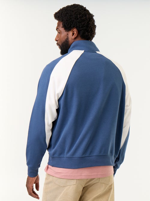 Sudadera de French Terry con cuello camionero - Kiabi
