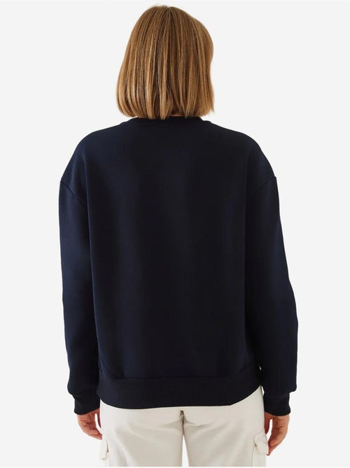 Sudadera de hilo cepillado con cuello redondo y detalle de corazón estampado lucci - Kiabi
