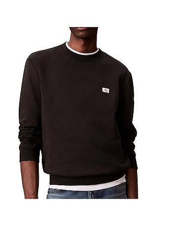 Sudadera de Hombre Calvin Klein Jeans con Insignia de Felpa