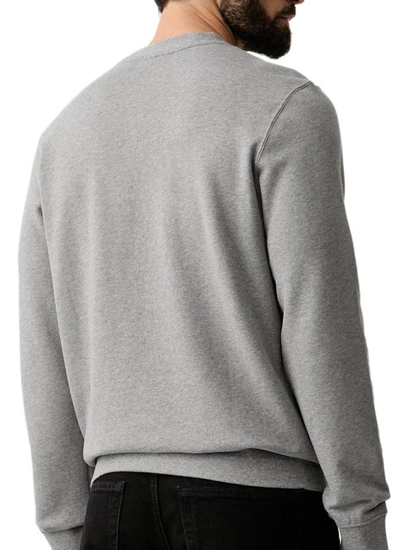 Sudadera de hombre calvin klein jeans Gris plateado - Kiabi