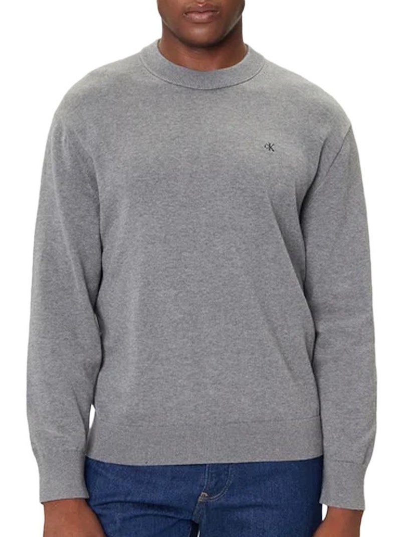 Sudadera de hombre Calvin Klein Jeans para SEO Gris plateado - Kiabi