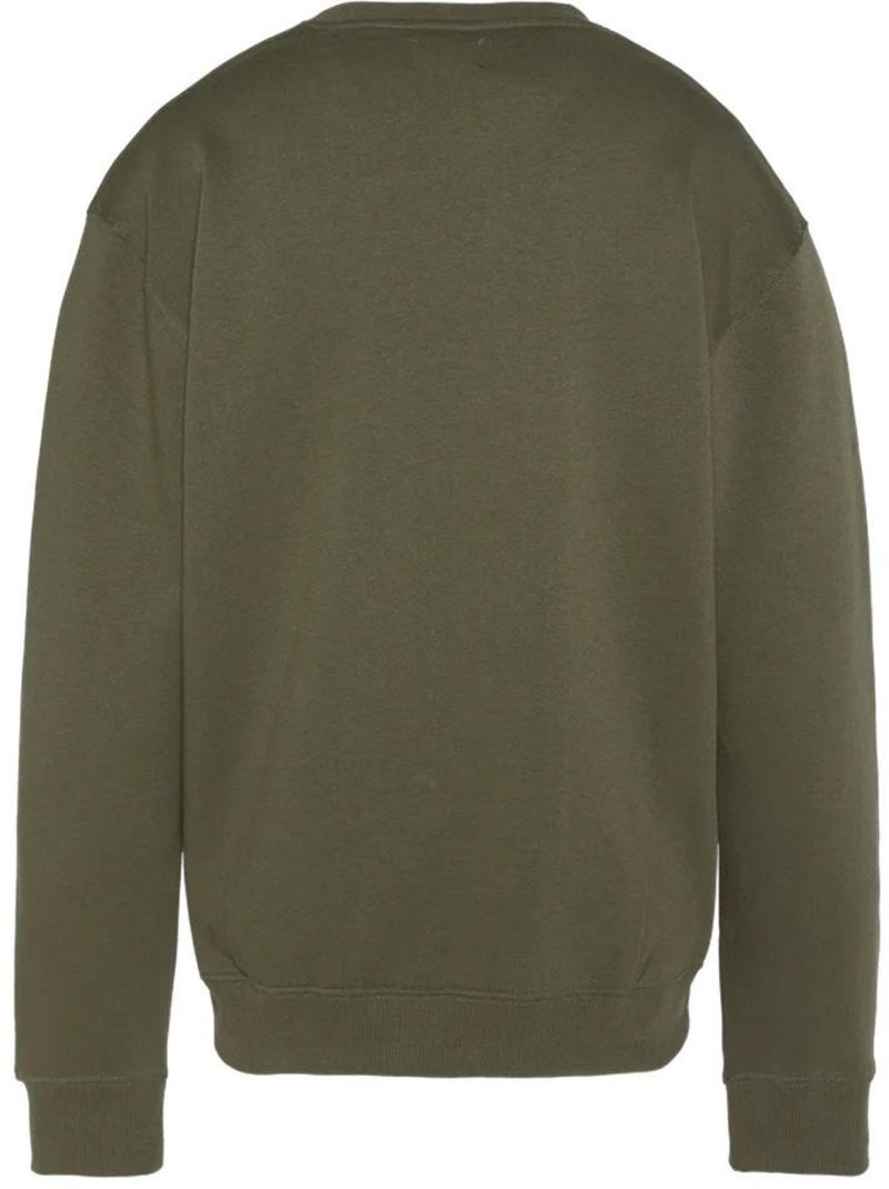 Sudadera de Hombre con Estampado Schott Verde caqui claro - Kiabi