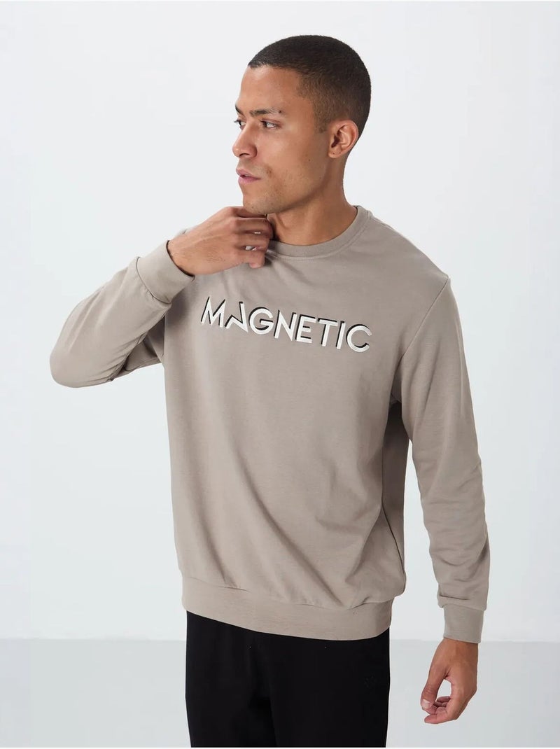 Sudadera de hombre con estampado y cuello redondo tommy Arena - Kiabi
