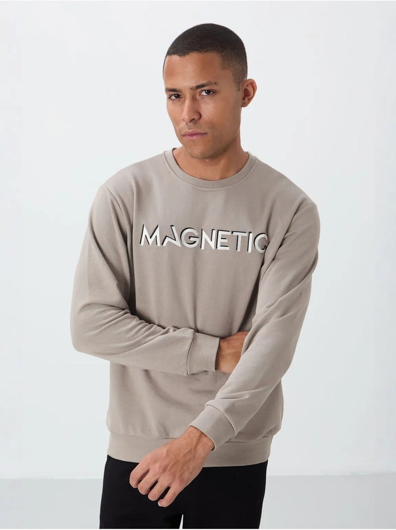 Sudadera de hombre con estampado y cuello redondo tommy Arena - Kiabi