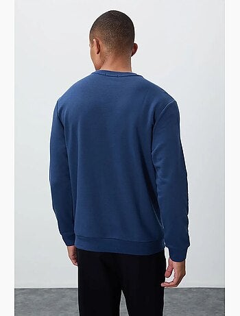 Sudadera de hombre con estampado y cuello redondo tommy