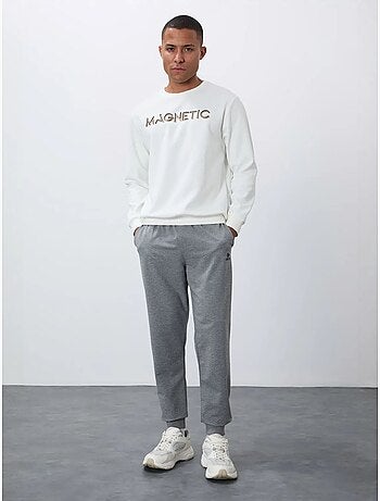 Sudadera de hombre con estampado y cuello redondo tommy