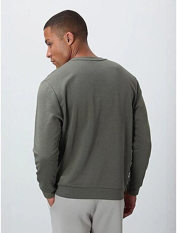 Sudadera de hombre con estampado y cuello redondo tommy