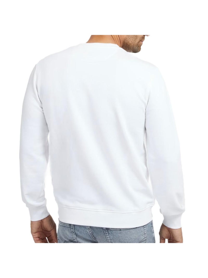 Sudadera de Hombre Guess Bordada Blanco - Kiabi