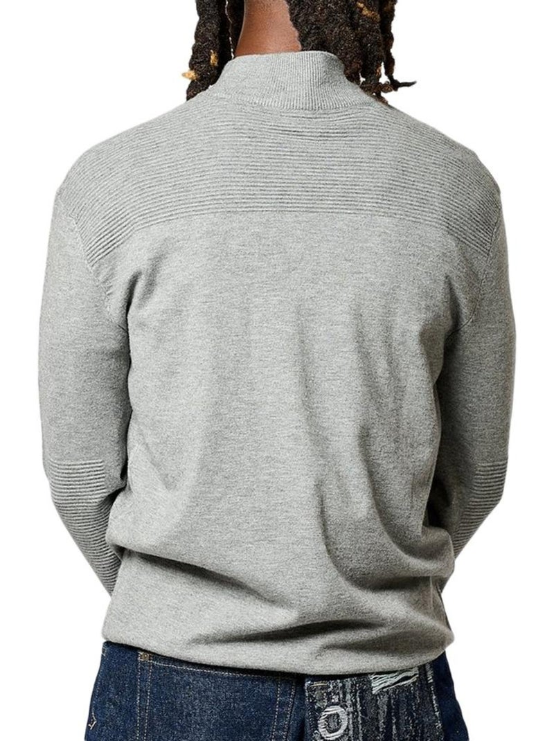 Sudadera de Hombre Kaporal con Media Cremallera Gris plateado - Kiabi