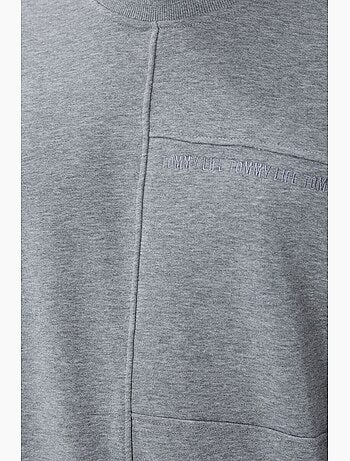 Sudadera de hombre lisa con cuello redondo tommy