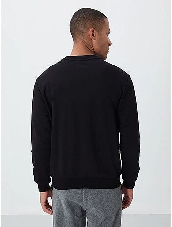 Sudadera de hombre lisa con cuello redondo tommy