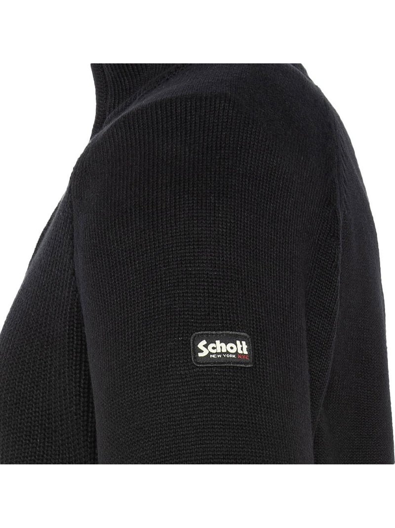 Sudadera de hombre schott Negro - Kiabi